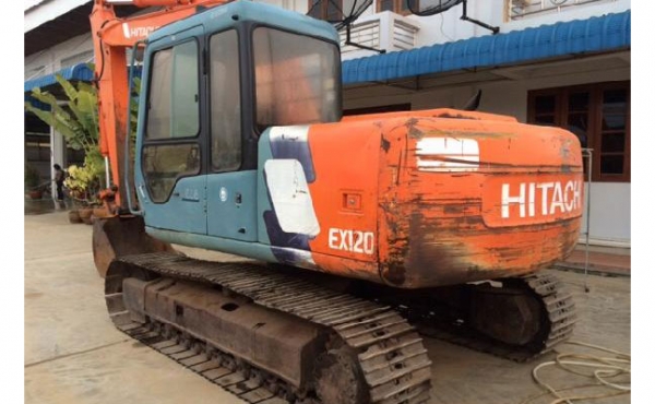 รถแบคโฮมือสอง HITACHI EX120 สภาพรถเยี่ยม 090-268-2646