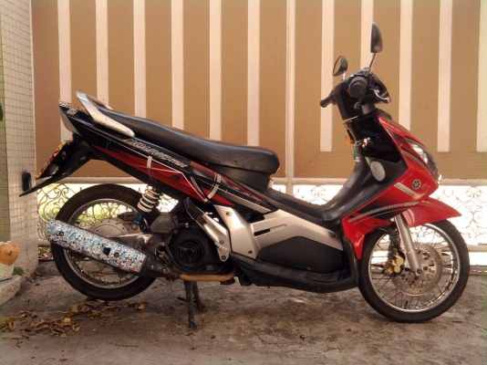 ขออนุญาติขายด่วน Yamaha Nouvo MX 115 สีแดงดำ ราคามิตรภาพ