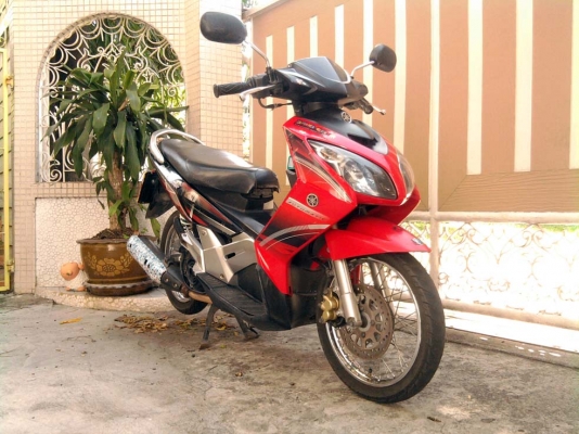 ขออนุญาติขายด่วน Yamaha Nouvo MX 115 สีแดงดำ ราคามิตรภาพ