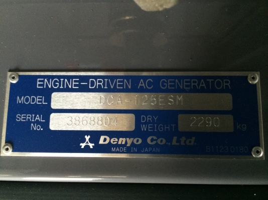 ลดราคาล้างสต็อค DENYO DCA125ESM ของใหม่