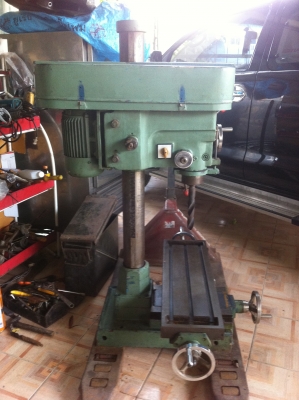 แท่นสว่าน สไลหน้าแท่น