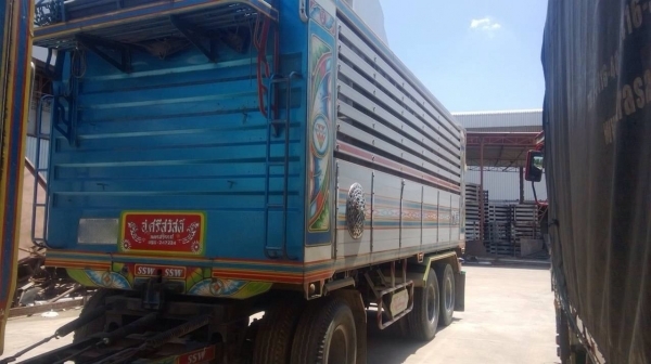 ขายรถบรรทุกพ่วง ISUZU DECA 360 แรง ปี 53 แม่ 12 ล้อ ลูก 3 เพลาแท้ ไมล์ 3 แสน ดัมพ์มิเนียม