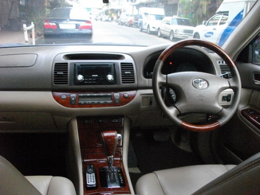 ขาย CAMRY 2.4Q สีดำ ตัวท๊อป ปลายปี02 ติดแก๊สLPGหัวฉีดถังโดนัท รถบ้านใช้เอง ประกันเพิ่งต่อ เช็คศูนย์ตลอด 359000 บาท