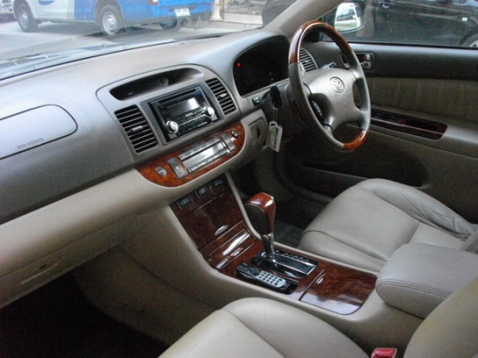 ขาย CAMRY 2.4Q สีดำ ตัวท๊อป ปลายปี02 ติดแก๊สLPGหัวฉีดถังโดนัท รถบ้านใช้เอง ประกันเพิ่งต่อ เช็คศูนย์ตลอด 359000 บาท