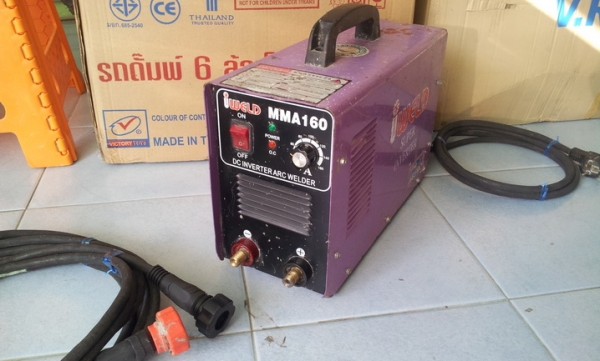 เครื่องเชื่อมระบบอินเวอร์เตอร์ ยี่ห้อ IWELD ขนาด 160A สภาพพร้อมใช้งานครับ