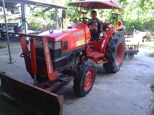 ขายรถไถ KUBOTA 34 แรง สภาพพร้อมใช้งาน ฝานไถ ฝานดัน โลตาลี่ พร้อม ราคาต่อรองได้ครับ
