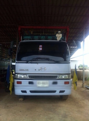 ขายรถบรรทุกพ่วงดัมพ์ HINO 1J เครื่องเดิม 210 แรง ปี 43 พร้อมบาร์อ้อย ทะเบียนพร้อม