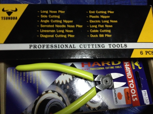 คีมตัดพลาสติก 6" ชิโนดะ TSUNODA MADE IN JAPAN