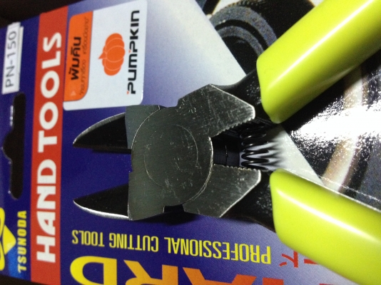 คีมตัดพลาสติก 6" ชิโนดะ TSUNODA MADE IN JAPAN คีมตัดพลาสติก 6" ชิโนดะ TSUNODA MADE IN JAPAN