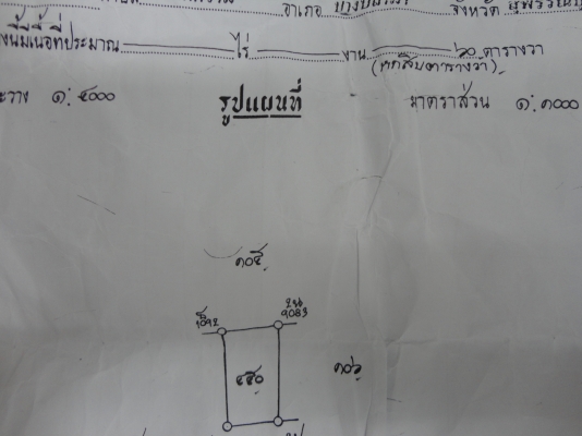 ขายที่ 60  ตารางวา สนใจโทร.081-005-8785