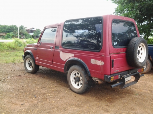 SUZUKI 4x4 แคริเบียนตู้ปลา 1.3 กินแก้ส สภาพพร้อมใช้  ภาษีเต็ม