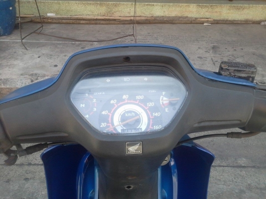 Wave 100 ปี 46 สีน้ำเงิน ดำ เครื่องเดิม มีเล่ม เอกสารครบ