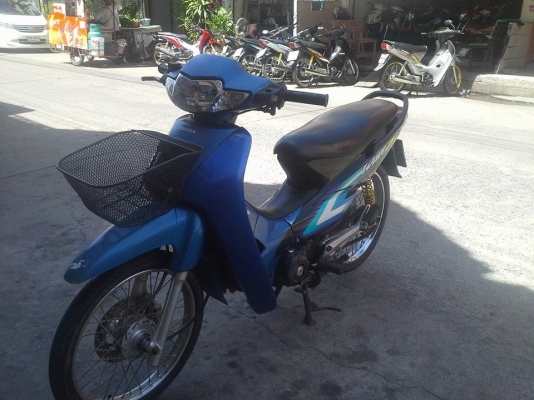 Wave 100 ปี 46 สีน้ำเงิน ดำ เครื่องเดิม มีเล่ม เอกสารครบ