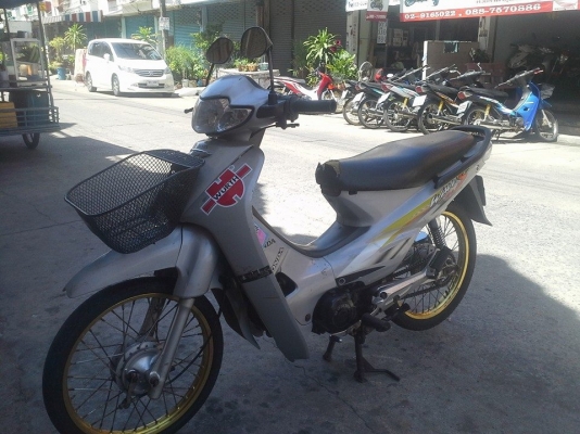 Wave 100 ปี 46 สีเทา เครื่องเดิม เบาะหุ้มใหม่ให้แล้ว เล่ม เอกสารพร้อม ภาษี พรบ.ถึงปีหน้า