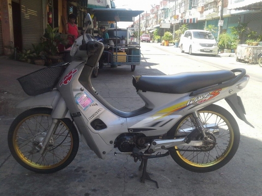 Wave 100 ปี 46 สีเทา เครื่องเดิม เบาะหุ้มใหม่ให้แล้ว เล่ม เอกสารพร้อม ภาษี พรบ.ถึงปีหน้า