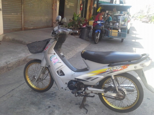 Wave 100 ปี 46 สีเทา เครื่องเดิม เบาะหุ้มใหม่ให้แล้ว เล่ม เอกสารพร้อม ภาษี พรบ.ถึงปีหน้า