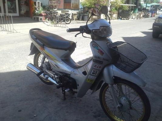 Wave 100 ปี 46 สีเทา เครื่องเดิม เบาะหุ้มใหม่ให้แล้ว เล่ม เอกสารพร้อม ภาษี พรบ.ถึงปีหน้า