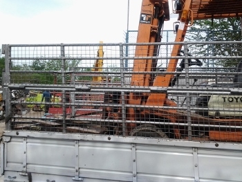 ประกาศแจ้ง- ลูกค้าบางปลาครับ เราเตรียมจัดส่งให้แล้วนะครับ รถยก พร้อมใช้งาน รุ่นสไลด์ได้ TOYOTA ขนาด 1 ตัน