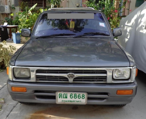 1994 TOYOTA, HILUX MIGHTY-X 2.5 สีเทา เกียร์ธรรมดา พวงมาลัยพาวเวอร์