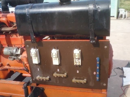 เครื่องปั่นไฟ 40 กิโลวัตต์ เครื่องอีซูซุ 6 สูบ 130 แรง