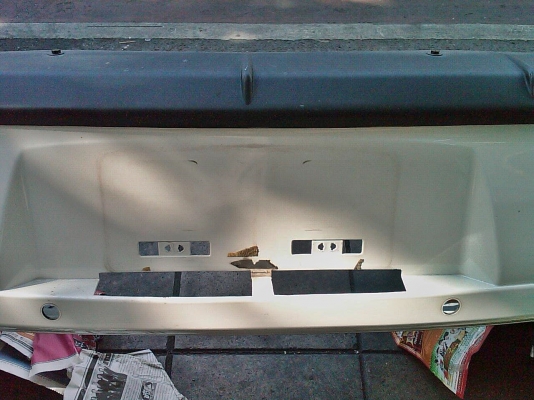 @@@ ขาย กันชนหลังเดิม MITSUBISHI EX สีขาว @@@