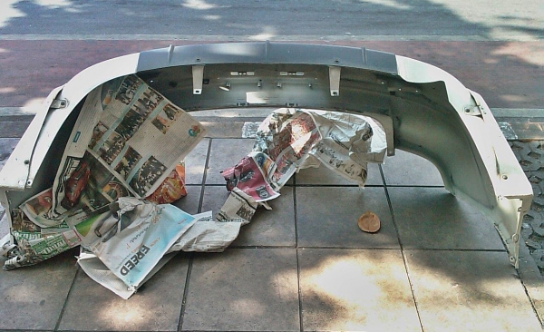 @@@ ขาย กันชนหลังเดิม MITSUBISHI EX สีขาว @@@