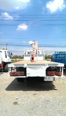 ขาย NISSAN UD CD12M 10 ล้อ 2 เพลา 3 คาน พื้นเรียบ ยาว 7.5 m พร้อมเฮี๊ยบ 5 ตัน