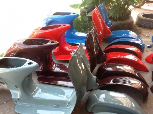 ya vespa shop เสนอ งานพ่นสีvespa ตัวจริง (ระวังงานสาดสี จากร้านที่ไม่ไดคุณภาพต่ำ) เสนอ งานพ่นสีvespa ตรงรุ่น ทุกรุ่น ประสพการณ์ จริง กว่า20ปี ในราคาเริ่มต้นที่ 7500฿ ดูงานเพิ่ม f. ya vespa shop LINE ya vespa 089-5067586ยะครับ