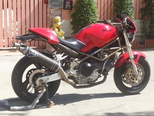 วุฒินนบุรี ขาย ดูคาติ M900 ปี99 ของแต่งท้วมๆคาบุCRท่อเทมิแท้เครื่องดีสีสวยอินวอยแท้ๆ