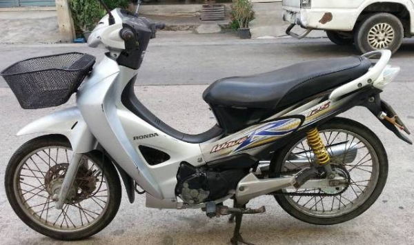 wave125R ปี49  u box กุญแจใหญ่ สีเทา กท840 เครื่องแน่น