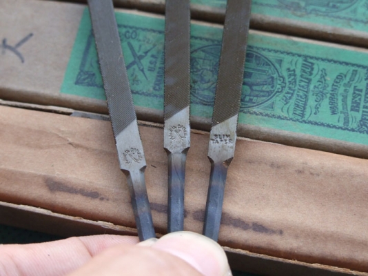 ตะไบสามเหลี่ยม Nicholson (Made in Canada) ขนาด 4"  slim taper