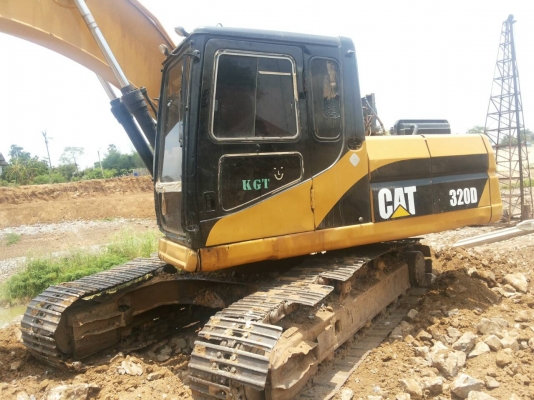 แบคโฮ CAT 320V II ทำสี320Dเครื่องปั้มเดิม รถทำงานอยู่