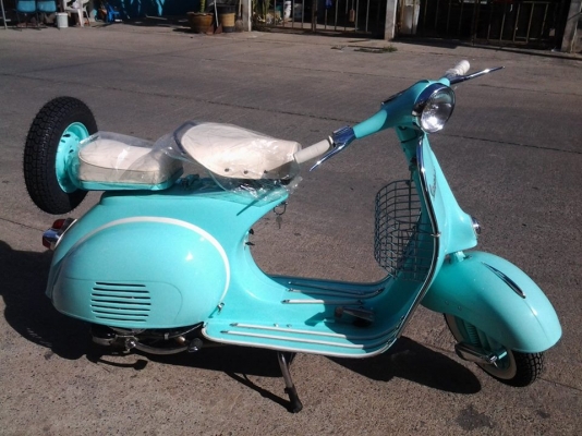 มาใหม่ๆขายกันถูกๆ vespa 64 อินเดีย no book เอกสาร อินวอยครับ สภาพสวยๆเครื่องทำใหม่ครับ รถทำใหม่ทั้งคันครับ ราคา 48500 บาทครับ สนใจติดต่อได้ครับ 0826336557 โป้งครับ รับเทรินทุกรุ่นครับ