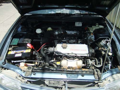 Mitsubishi e-car ปี 94 เกียร์ออโต้ เครื่องยนต์เบนซินหัวฉีด แก๊ส LPG