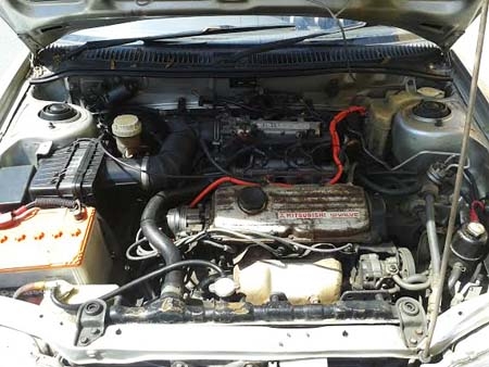 MITSUBISHI e-car ปี 94 เครื่องหัวฉีด 1500 เกียร์ออโต้ กระจกไฟฟ้า ภายในสะอาด แอร์เย็น มีเกจ์วัด 3 ตัว ไฟซีนอน แม็กซ์ 15 ราคามอเตอร์ไซด์