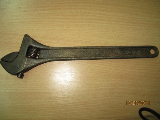 1. ประแจเลื่อน BAHCO No. 12 นิ้ว Made in Sweden 1. ประแจเลื่อน BAHCO No. 12 นิ้ว Made in Sweden