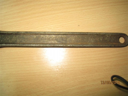 1. ประแจเลื่อน BAHCO No. 12 นิ้ว Made in Sweden 1. ประแจเลื่อน BAHCO No. 12 นิ้ว Made in Sweden