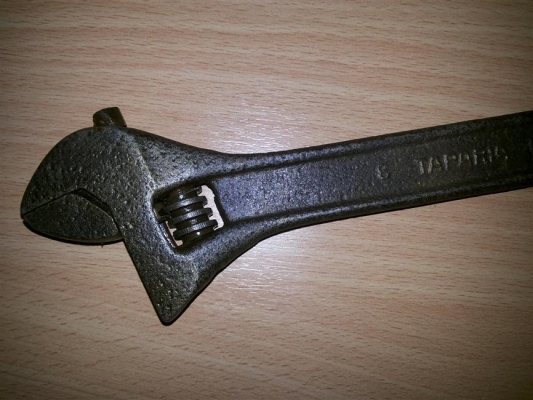 ประแจเลื่อน TAPARIA Made in ? (ไม่แน่ใจว่า Spain หรือ India) No. 8 ประแจเลื่อน TAPARIA Made in ? (ไม่แน่ใจว่า Spain หรือ India) No. 8