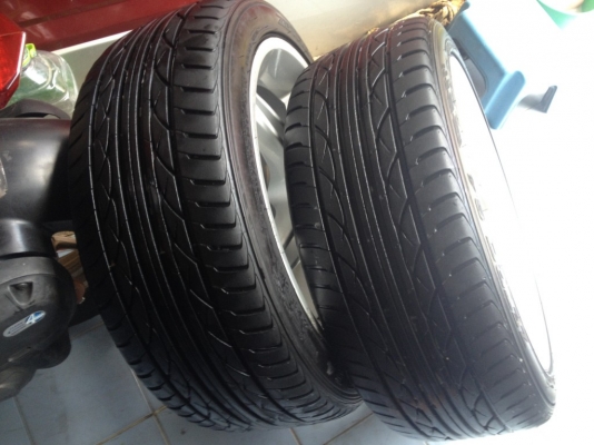 ADVAN MODLE5แท้ยุ่นขอบ17นิ้วหน้า7ครึ่งหลัง8อ๊อฟ40สภาพสวย