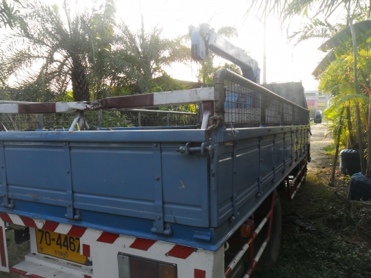 ขายด่วน รถบรรทุก6ล้อติดเครน ISUZU NPR115แรง เครื่อง4be1 คัสซียาว5เมตร กระบะพื้นเหล็กยาว 4.50 เมตร ติดเครนTADANO SUPER Z 2.5ตัน 3ปลอก2ชัก รุ่นใหม่ ท้องV 3ปลอก2ชัก ยางล้อหน้าเรเดียน พี่งเปลี่ยนใหม่  มีแอร์ มีฟิล์ม