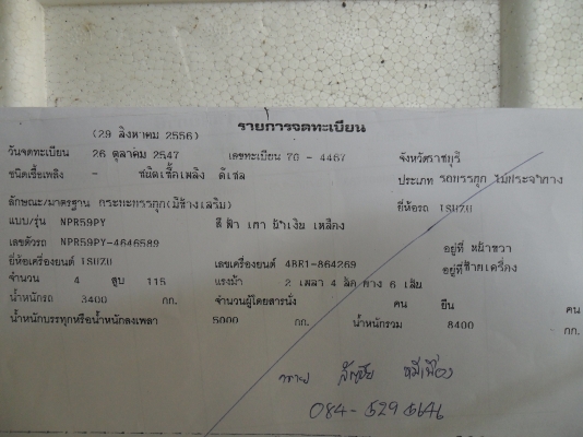 ขายด่วน รถบรรทุก6ล้อติดเครน ISUZU NPR115แรง เครื่อง4be1 คัสซียาว5เมตร กระบะพื้นเหล็กยาว 4.50 เมตร ติดเครนTADANO SUPER Z 2.5ตัน 3ปลอก2ชัก รุ่นใหม่ ท้องV 3ปลอก2ชัก ยางล้อหน้าเรเดียน พี่งเปลี่ยนใหม่  มีแอร์ มีฟิล์ม