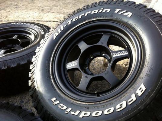ขาย BF Goodrich All-terrain 265 70 r16  ปี12 + ล้อ TE-37x หล่อยกชุด