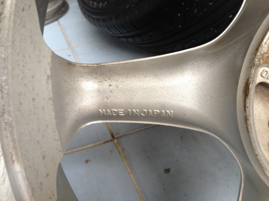 ล้อENKEI GTAเเท้ญี่ปุ่นขอบ17หน้า7หลัง8อ๊อฟ34 4รู114สภาพตามรูป