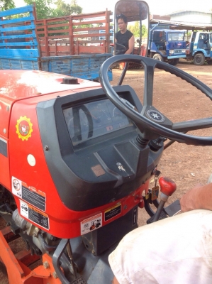 แทรกเตอร์คูโบต้า m5000 สถาพเยี่ยม เดิมๆทั้งคัน พร้อมใช้งาน ขายพร้อมผานดันหน้าและผานหลัง