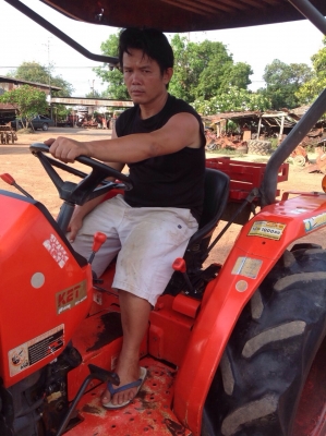 แทรกเตอร์คูโบต้า L3408 สภาพเยี่ยมเดิมๆทั้งคัน ขายพร้อมโรตารี่หลัง