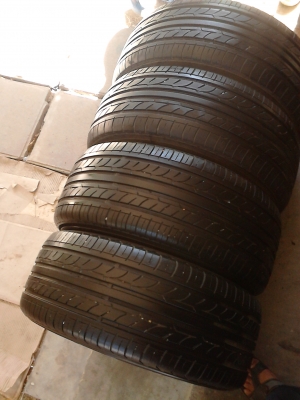 YOKOHAMA Earth-1 **ยางไม่เคยปะทั้ง 4 เส้น ถอดจาก BENZ TEL.081-427-3941
