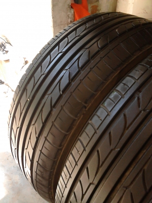 YOKOHAMA Earth-1 **ยางไม่เคยปะทั้ง 4 เส้น ถอดจาก BENZ TEL.081-427-3941