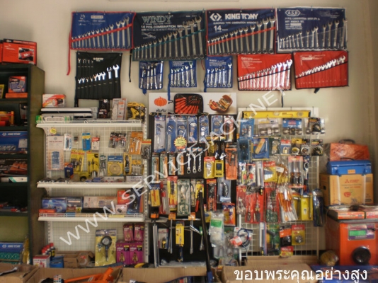 แท่นยกล้อรถบรรทุก,บล๊อคทดแรง,ตู้เครื่องมือ,แม่แรงสนาม,เครนยกเครื่อง,รอกโซ่