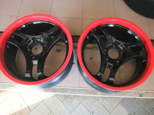 ล้อกางเกงใน JAPAN ขอบ17กว้าง7.5 5รู114 มีคู่เดียว