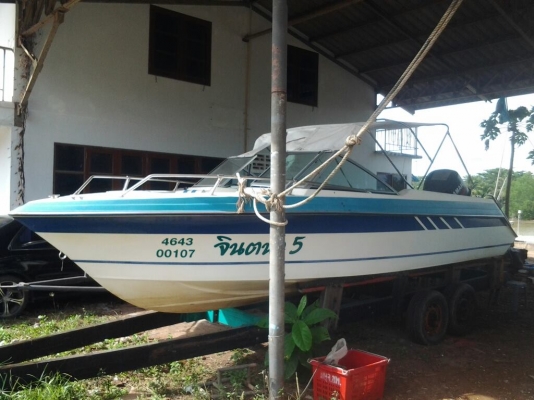 ขายเรือเร็วไฟเบอร์กาส 22 ฟุต เครื่องยามาฮา 200 แรง สภาพพร้อมใช้ สนใจติดต่อสอบถามใด้